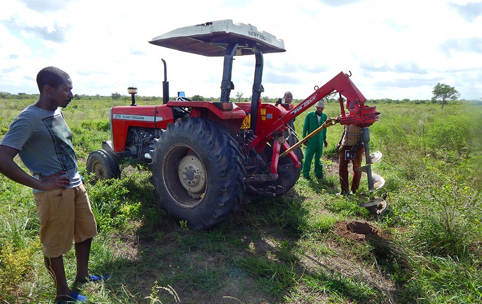 Better Globe Forestry inspecting drilling activities at Nyongoro Site