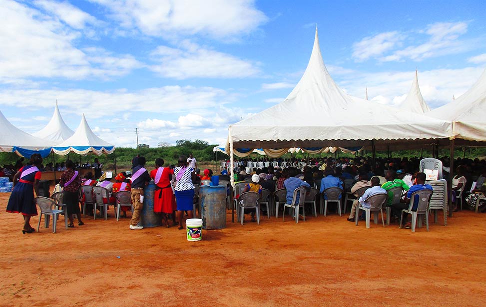 Shareholders and farmers of the financial service association