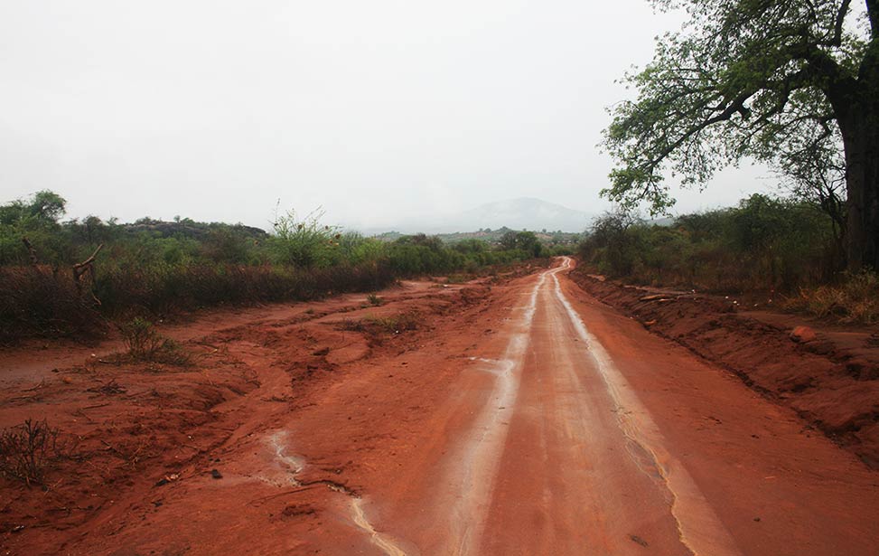 Roads can be in bad condition during heavy rainfall