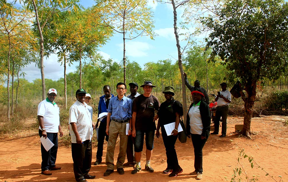 Visitors at Kiambere