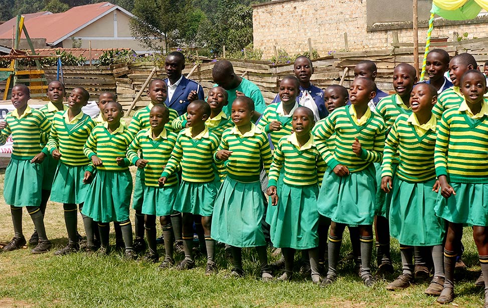 Child Africa children performing