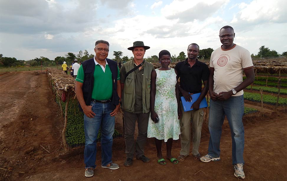 A group of leaders in Uganda with Better Globe Forestry