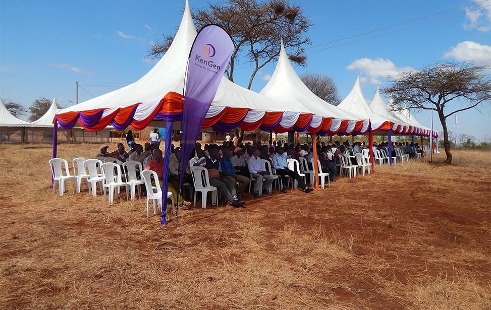 Guests at award ceremony