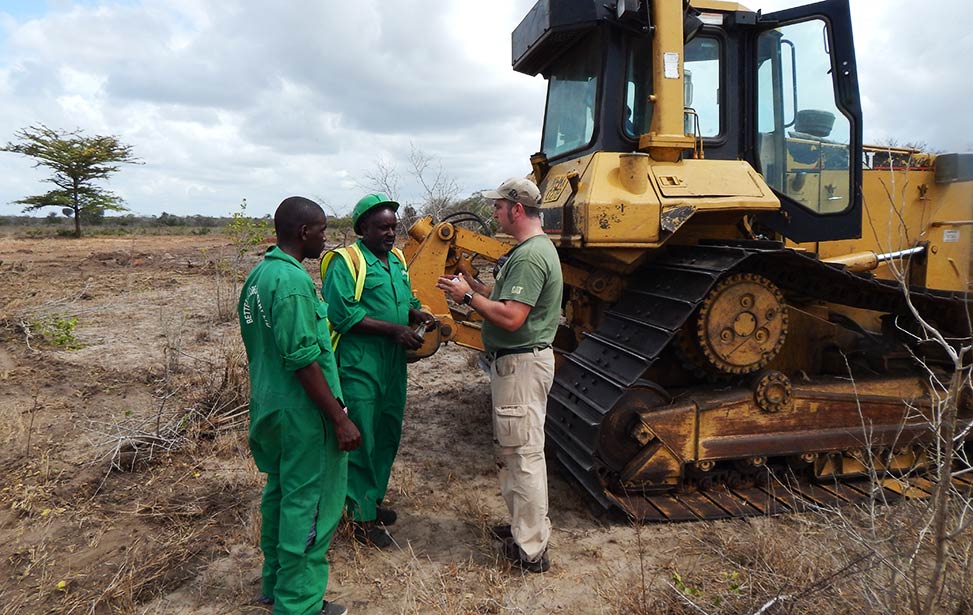 Instruction of our bulldozer operators