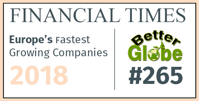 Better Globe - One of the Fastest Growing Companies in Europe