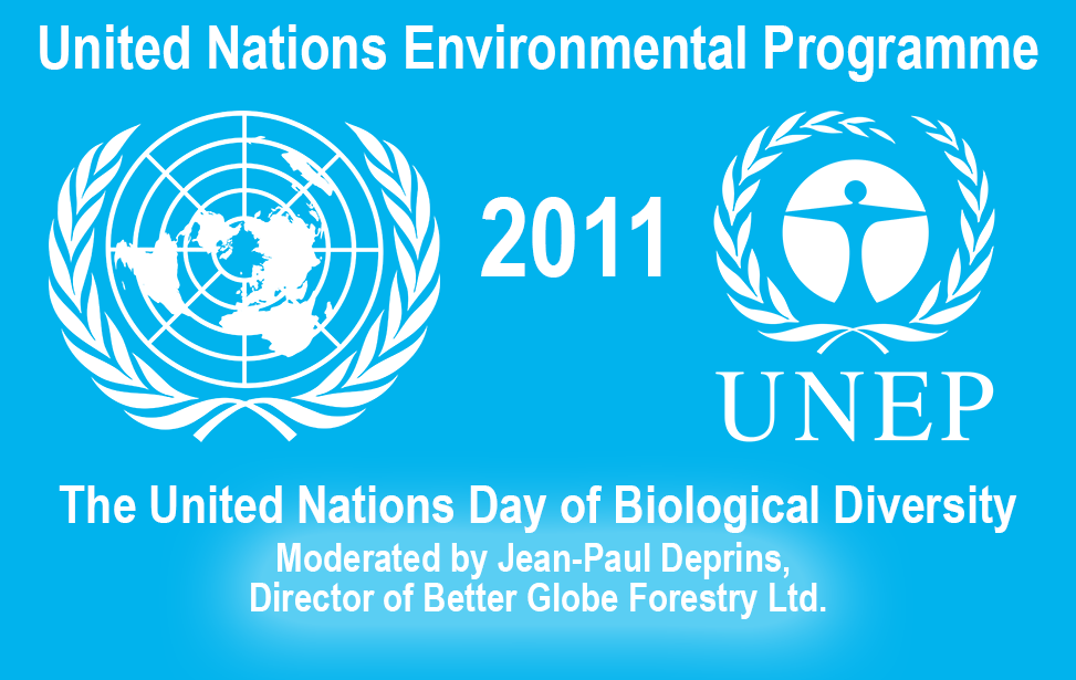 Jean-Paul Deprins from Better Globe Forestry moderated the United Nations Day of Biological Diversity